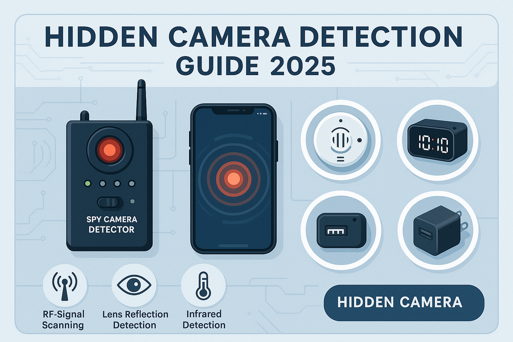 🔒 2025如何偵測隱藏攝影機:智慧隱私防護完整指南