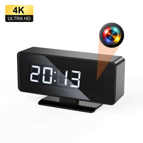 1080P WiFi Electronic Clock Camera with Full-Color Night Vision and Motion Detection