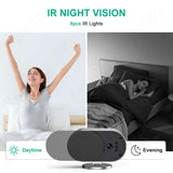 4K WiFi Clock Camera with Night Vision, Motion Detection & Remote Viewing