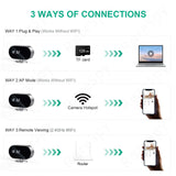 4K WiFi Clock Camera with Night Vision, Motion Detection & Remote Viewing