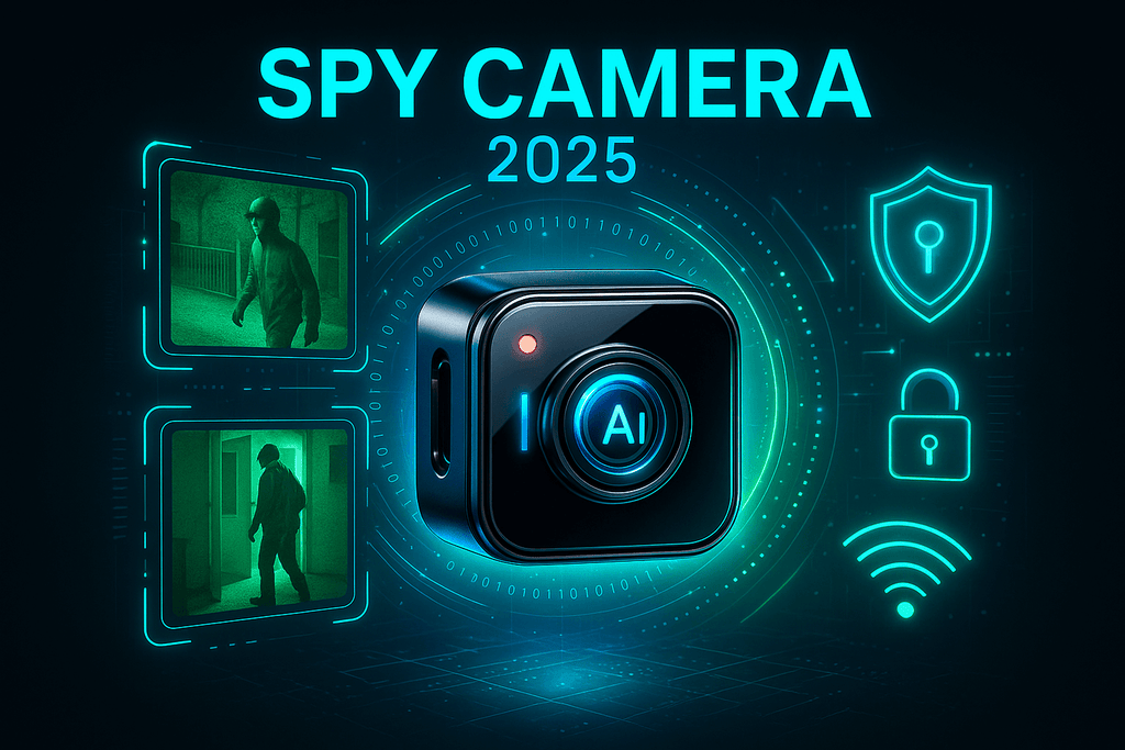 The Latest Spy Camera Technologies in 2025: AI Recognition & Full-Color Night Vision