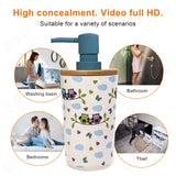 Push-pump bottle spy camera suitable for various scenarios like bathrooms, bedrooms, and monitoring potential thieves.