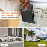 Power bank hidden camera shown in pocket for discreet recording anytime, anywhere, with lightweight design and versatility.