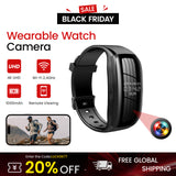Smart Wearable Watch with 1080P Voice-Activated Recording and [32GB/64GB/128GB] Storage