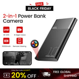 4K Ultra HD Power Bank Camera with Night Vision, Motion Detection & 10000mAh Battery