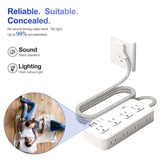 WiFi hidden camera power strip showing silent operation and high concealment for covert surveillance.