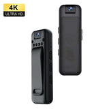 Starlight Night Vision Mini Camera with 4K Ultra HD, showing front and back views, designed for covert recording.