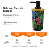 Bottle-style hidden WiFi camera with flexible TF card storage options up to 128GB for discreet monitoring.
