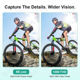 Comparison of 4K UHD and 1080 FHD video quality for capturing cycling adventures.
