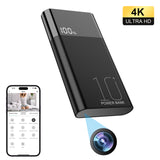 4K Ultra HD Power Bank Camera with Night Vision, Motion Detection & 10000mAh Battery