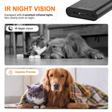 Power Bank WiFi Hidden Camera with IR night vision and daytime preview featuring pets.