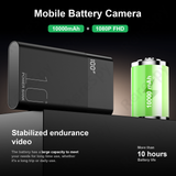 4K Ultra HD Power Bank Camera with Night Vision, Motion Detection & 10000mAh Battery