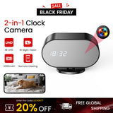 The Guardian Clock: Discreet 4K WiFi Security Camera