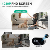 4K WiFi Clock Camera with Night Vision, Motion Detection & Remote Viewing
