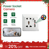 Universelle Wandsteckdosenkamera mit dualem USB-Ladegerät und 1080P-Bewegungserkennung