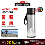 Water Bottle with 1080P WiFi Camera, Motion Alerts & Extended Battery