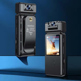 Ultra HD body camera showcasing 1080P resolution, clip-on design, and user-friendly interface for easy recording.
