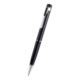 Smart pen voice recorder in sleek black design, showcasing its discreet and stylish appearance.