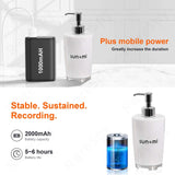 Hand sanitizer pinhole spy camera with mobile power, 2000mAh battery, stable recording for 5-6 hours.