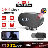 4K WiFi Clock Camera with Night Vision, Motion Detection & Remote Viewing
