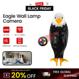 Outdoor Eagle Wall Lamp Camera - 1080P FHD with Motion Sensing & Integrated Storage
