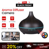 Ultrasonic Aroma Diffuser with WiFi Enabled 1080P Camera