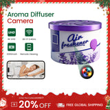 Scent Diffuser with 1080P Camera, 110° Wide Angle & 24/7 Loop Recording