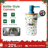 Push-Pump Bottle Camera - 4K/2K/1080P/720P mit 110° Weitwinkel, Bewegungserkennung & 10H Batterie