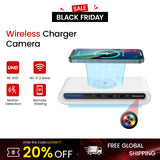 Discreet 3-in-1 Charging Hub Camera - 1080P WiFi with USB Ports, Motion Alerts & Loop Recording