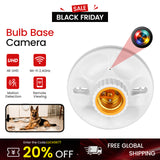 5MP E27 WiFi Bulb Base Camera with Motion Detection & 24/7 Power