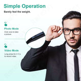 Image demonstrating the simple operation modes of 4K spy recording glasses for easy photo and video capture.