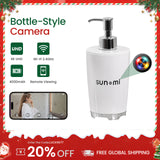 ハンドサニタイザーディスペンサーカメラ - マルチレゾ（4K-1080P）、110°ワイドアングル＆10時間バッテリー搭載