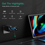 Connect the WiFi hidden pinhole camera with 2MP FHD, motion detection, and Bluetooth control for discreet monitoring.