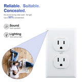 American-style wall socket hidden camera with silent operation and no light indicators for discreet surveillance.