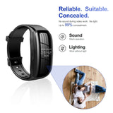 Intelligent spy watch with concealed camera, silent operation and no light for discreet surveillance.